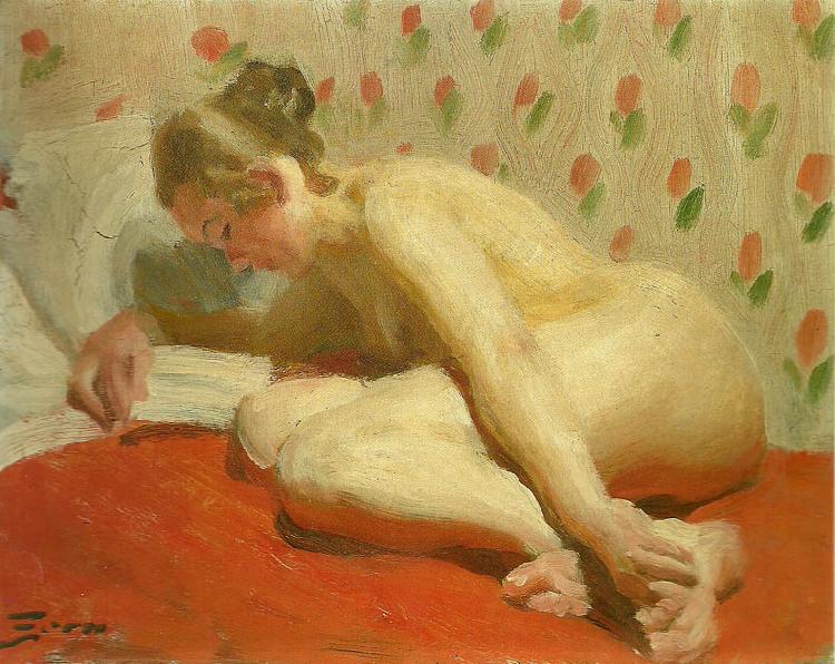 Anders Zorn nakenstudie Germany oil painting art